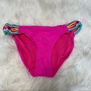 Jessica Simpson pink swimsuit bottom M